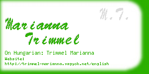 marianna trimmel business card